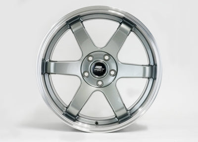 MT01 - Gunmetal w/Machined Lip - 18x9.5 5x114.3 Offset +35