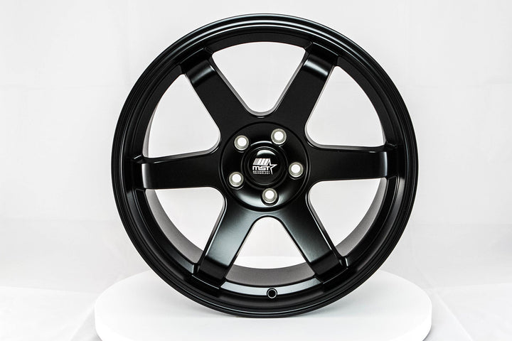 MT01 - Matte Black - 18x8.5 5x108 Offset +35