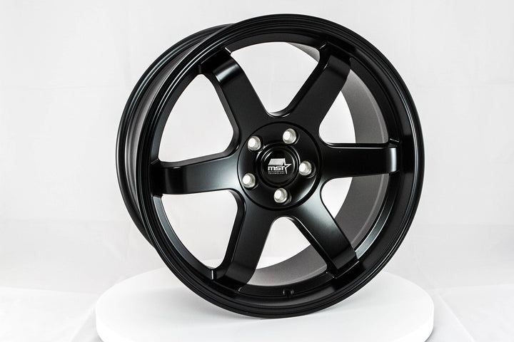 MT01 - Matte Black - 18x8.5 5x108 Offset +35