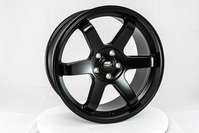 MT01 - Matte Black - 18x8.5 5x108 Offset +35