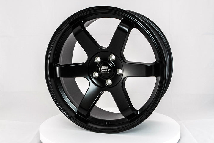 MT01 - Matte Black - 18x8.5 5x108 Offset +35