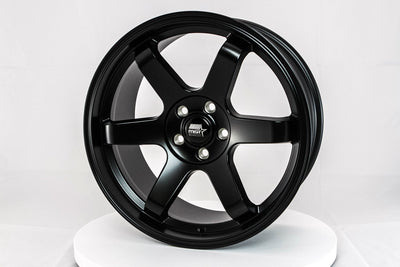 MT01 - Matte Black - 18x8.5 5x108 Offset +35