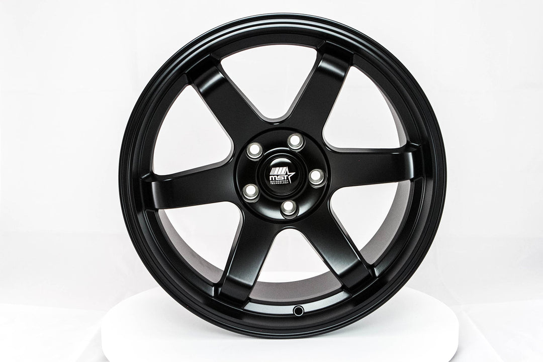 MT01 - Matte Black - 18x9.5 5x114.3 Offset +22