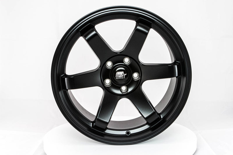 MT01 - Matte Black - 18x9.5 5x114.3 Offset +22