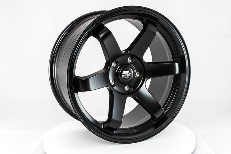 MT01 - Matte Black - 18x9.5 5x114.3 Offset +22