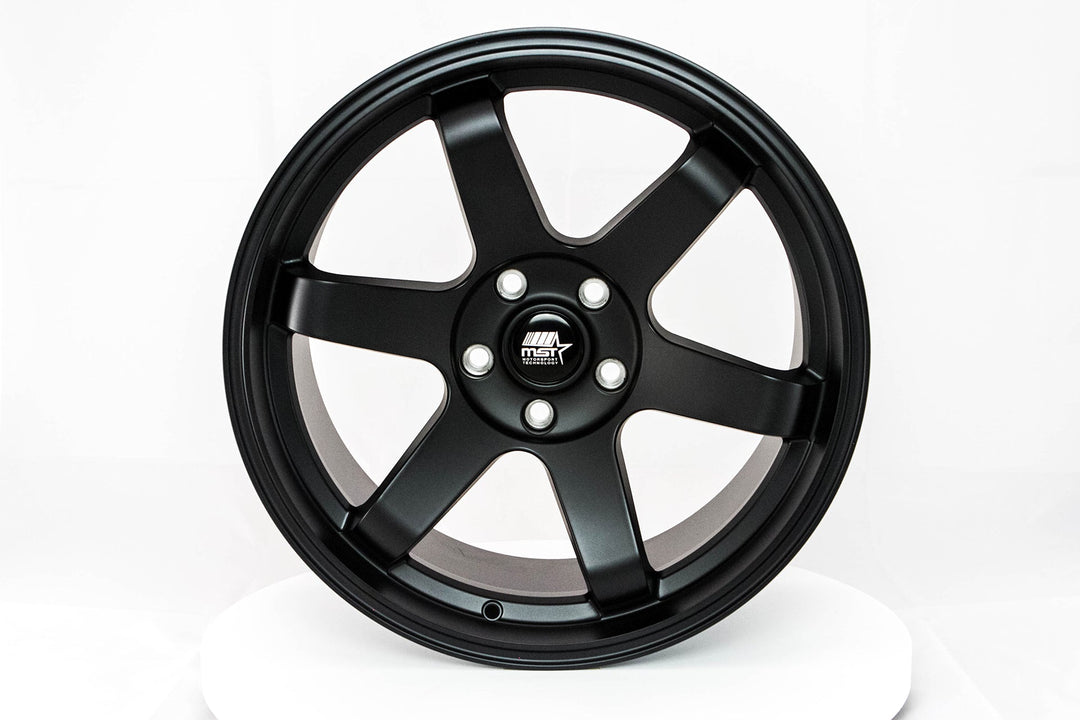 MT01 - Matte Black - 18x9.5 5x100 Offset +35