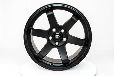 MT01 - Matte Black - 18x9.5 5x100 Offset +35