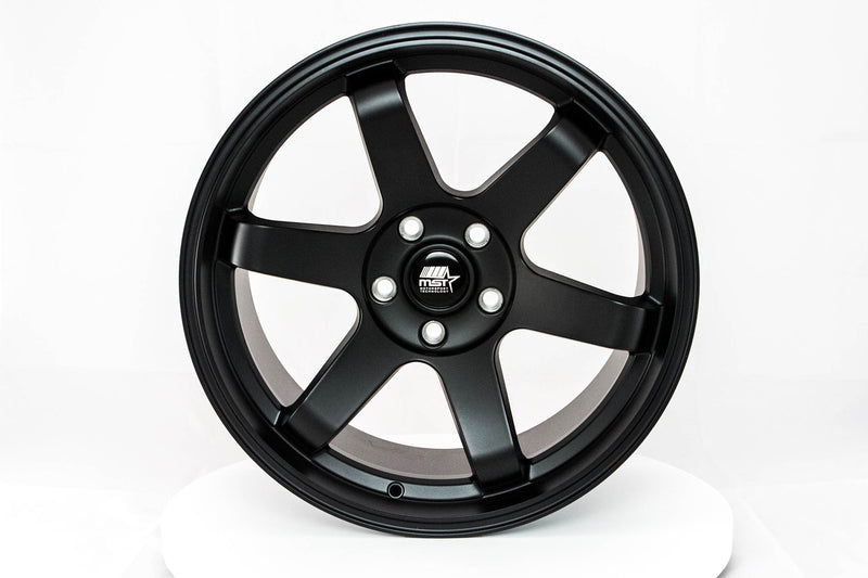MT01 - Matte Black - 18x9.5 5x100 Offset +35