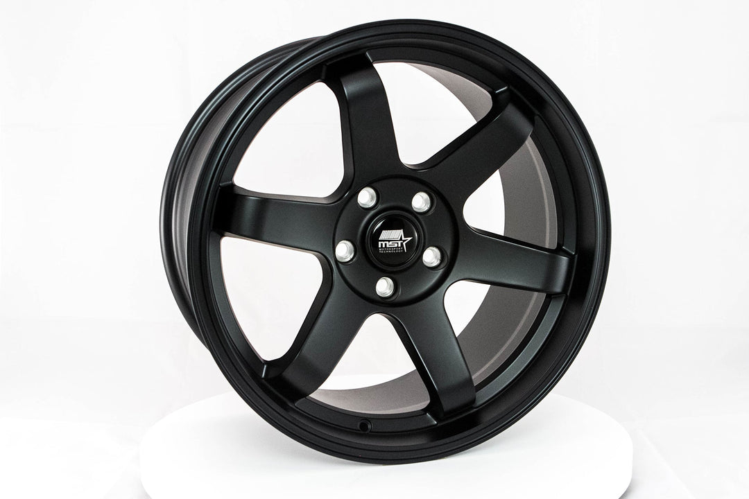 MT01 - Matte Black - 18x9.5 5x114.3 Offset +35