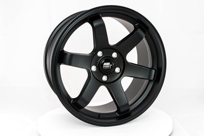 MT01 - Matte Black - 18x9.5 5x114.3 Offset +35