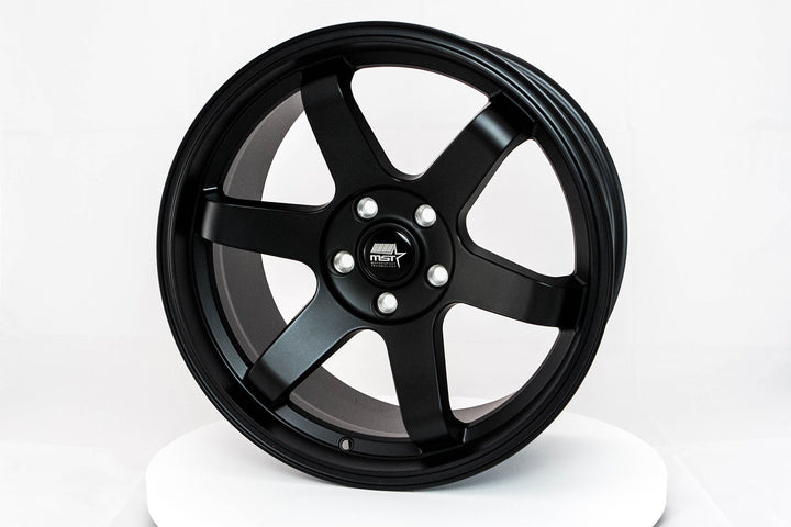 MT01 - Matte Black - 18x9.5 5x100 Offset +35