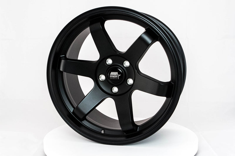 MT01 - Matte Black - 18x9.5 5x100 Offset +35