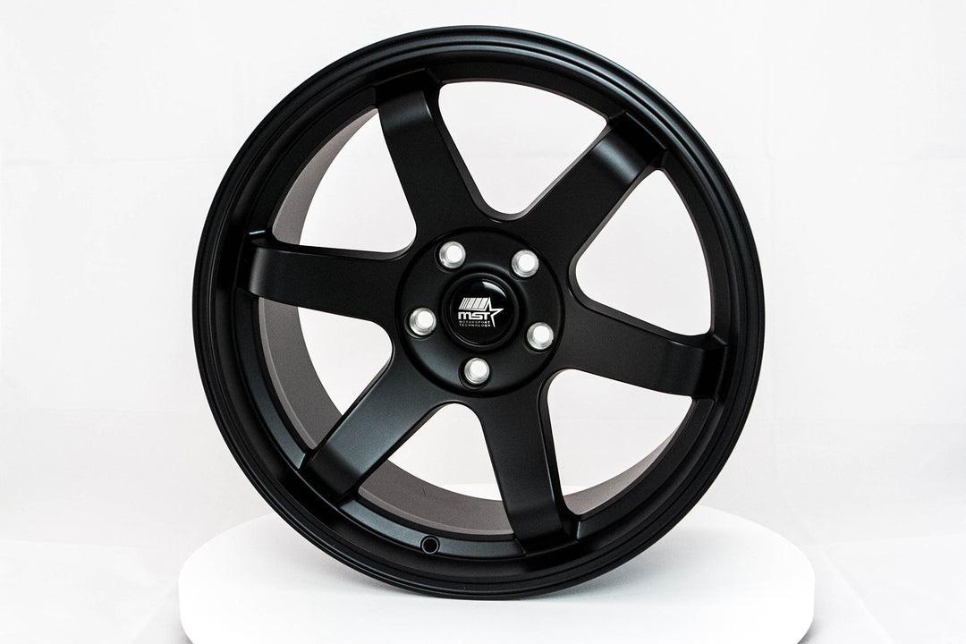 MT01 - Matte Black - 18x9.5 5x114.3 Offset +35