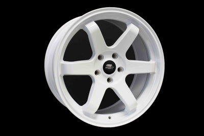 MT01 - Glossy White - 18x8.5 5x114.3 Offset +35