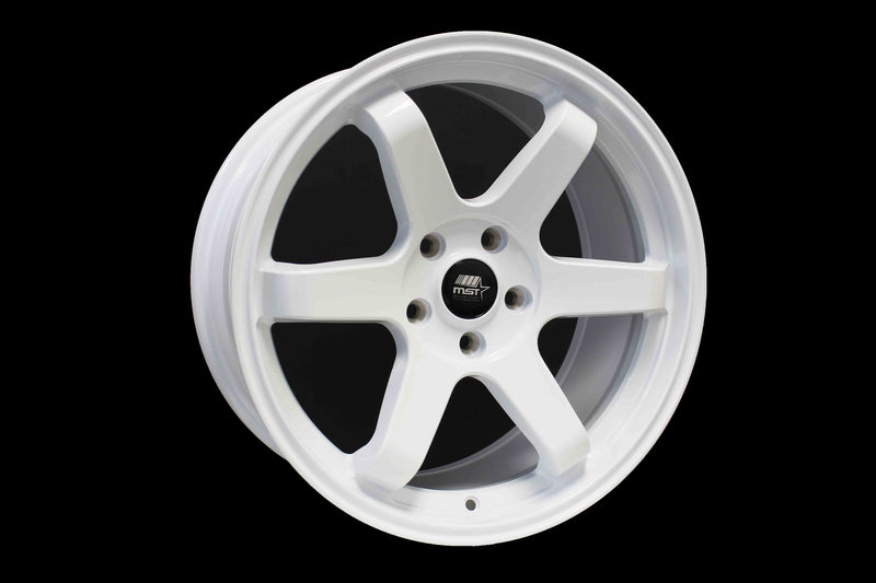 MT01 - Glossy White - 18x8.5 5x114.3 Offset +35