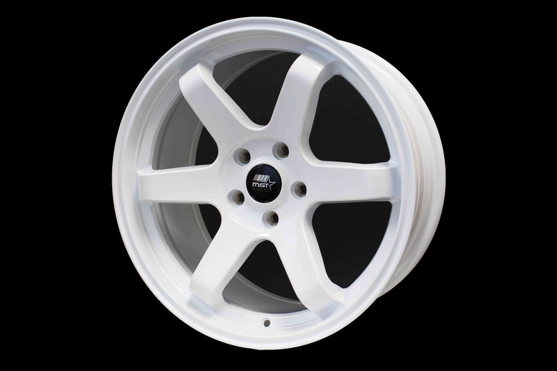 MT01 - Glossy White - 18x8.5 5x114.3 Offset +35