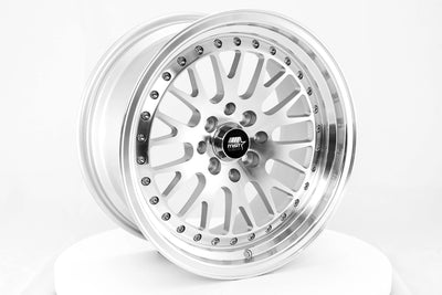 MT10 - Silver w/Machined Face - 16x8.0 4x100/4x114.3 Offset +20