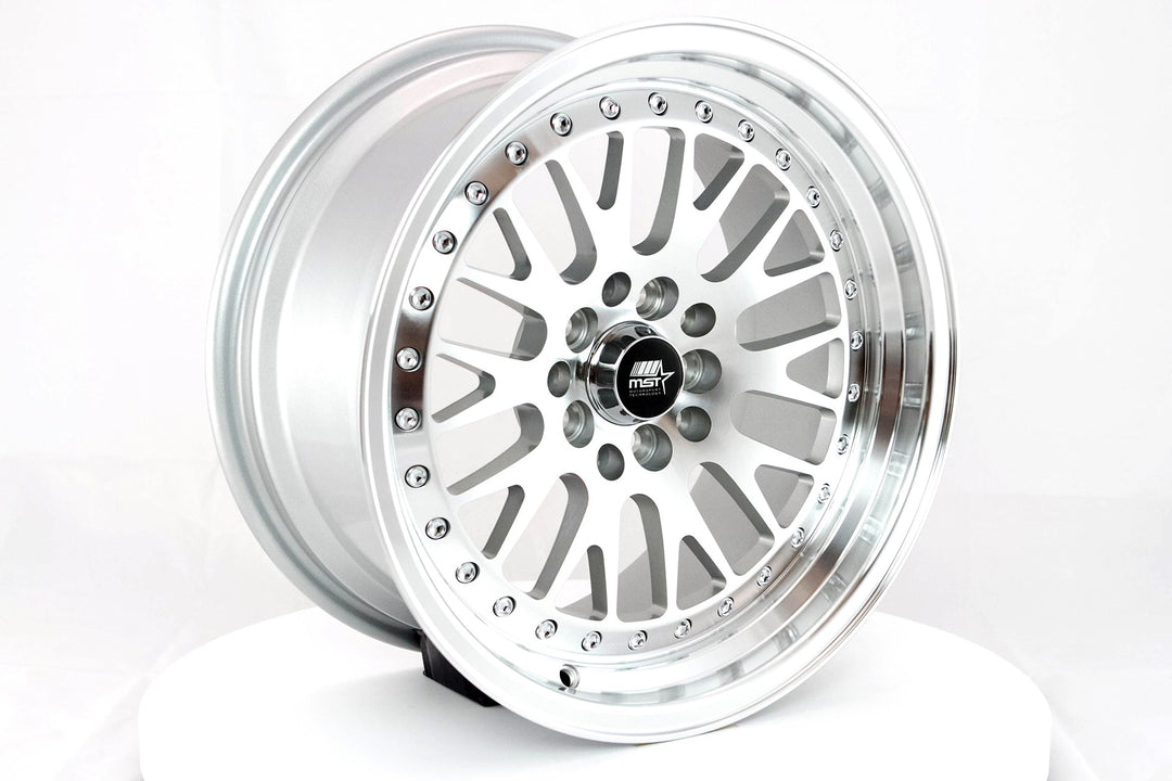 MT10 - Silver w/Machined Face - 16x8.0 5x100/5x114.3 Offset +20