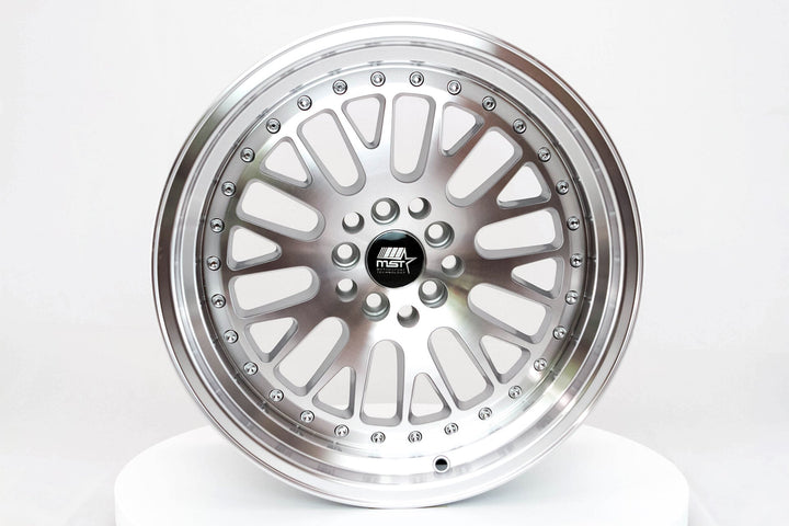 MT10 - Silver w/Machined Face - 17x9.0 5x100/5x114.3 Offset +20