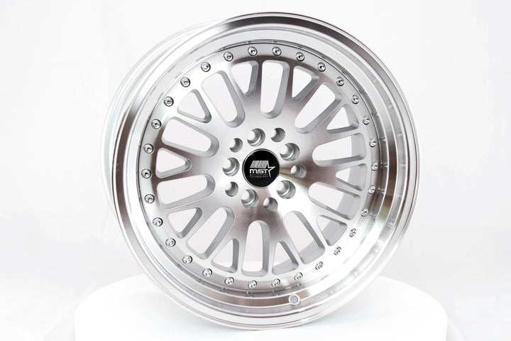 MT10 - Silver w/Machined Face - 17x9.0 5x100/5x114.3 Offset +20