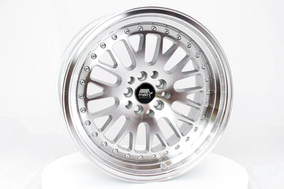 MT10 - Silver w/Machined Face - 17x9.0 5x100/5x114.3 Offset +20