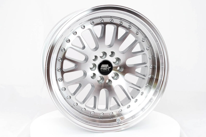MT10 - Silver w/Machined Face - 17x9.0 5x100/5x114.3 Offset +20