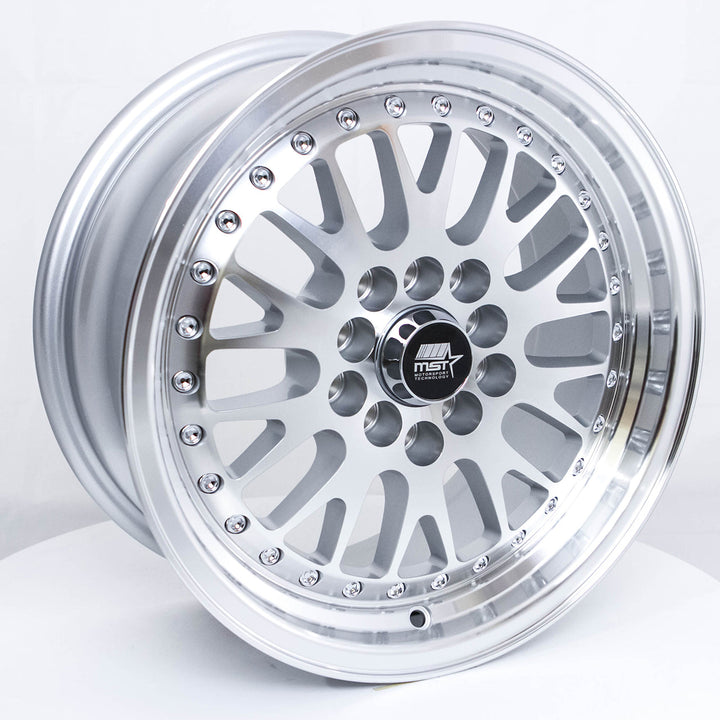 MT10 - Silver w/Machined Face - 15X7.0 5x100/5x114.3 Offset +20