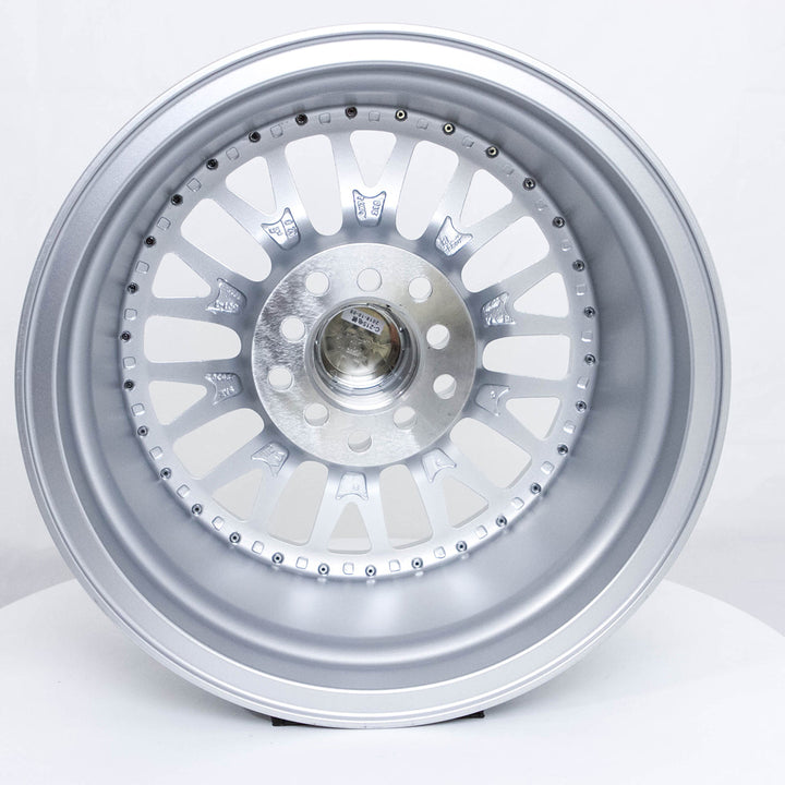 MT10 - Silver w/Machined Face - 15X7.0 5x100/5x114.3 Offset +20