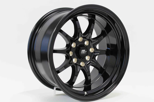 MST MT11 15x8 +0 4x100/4x114.3 - Glossy Black