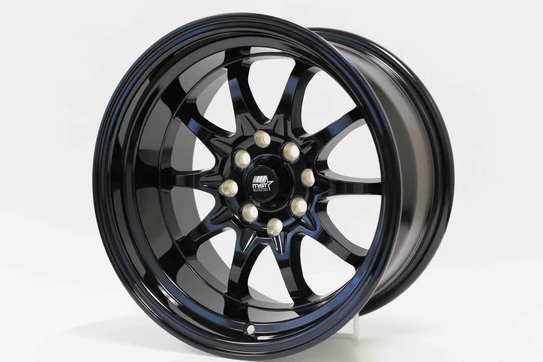 MST MT11 15x8 +0 4x100/4x114.3 - Glossy Black