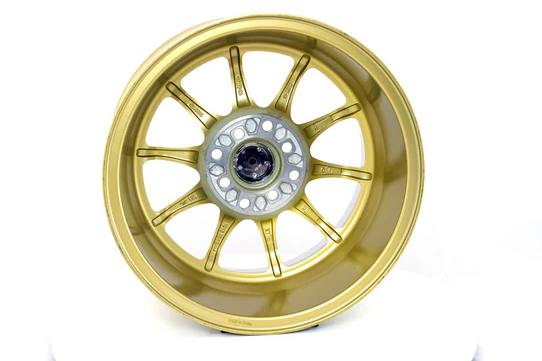 MST MT11 15x8 +0 4x100/4x114.3 - Gold w/ Machine Lip