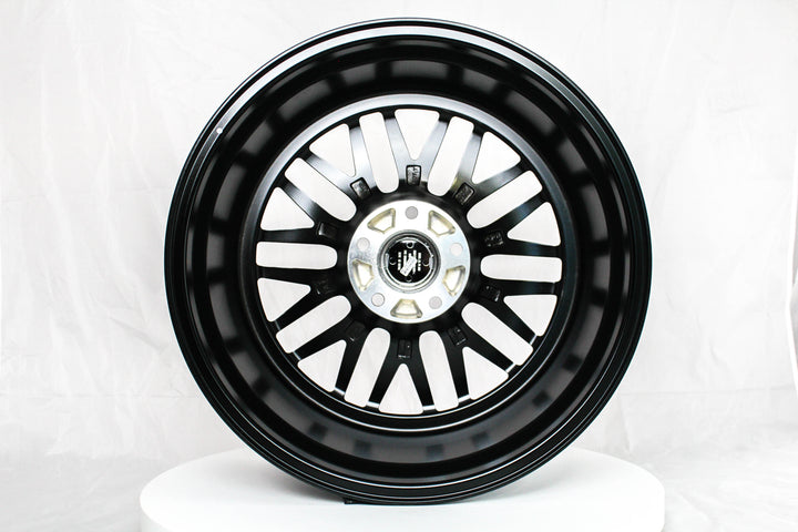 LeMan - Hyper Black w/Machined Lip - 19x9.5 5x120 Offset +35