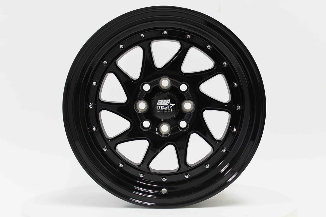 MT28 - Glossy Black - 15x8.0 4x100/4x114.3 Offset +20