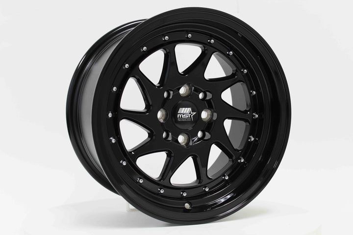 MT28 - Glossy Black - 15x8.0 4x100/4x114.3 Offset +20