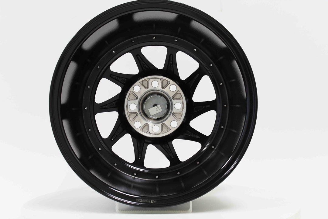 MT28 - Glossy Black - 15x8.0 4x100/4x114.3 Offset +20