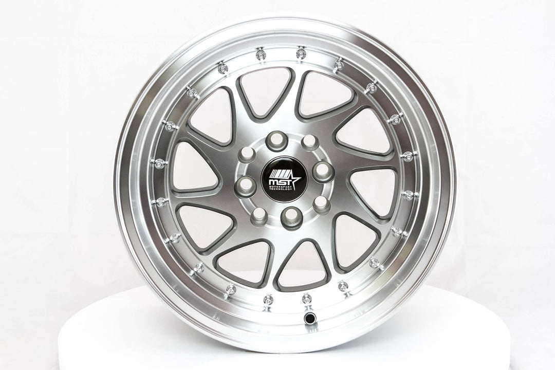 MT28 - Gunmetal w/Machined Face - 15x8.0 4x100/4x114.3 Offset +20