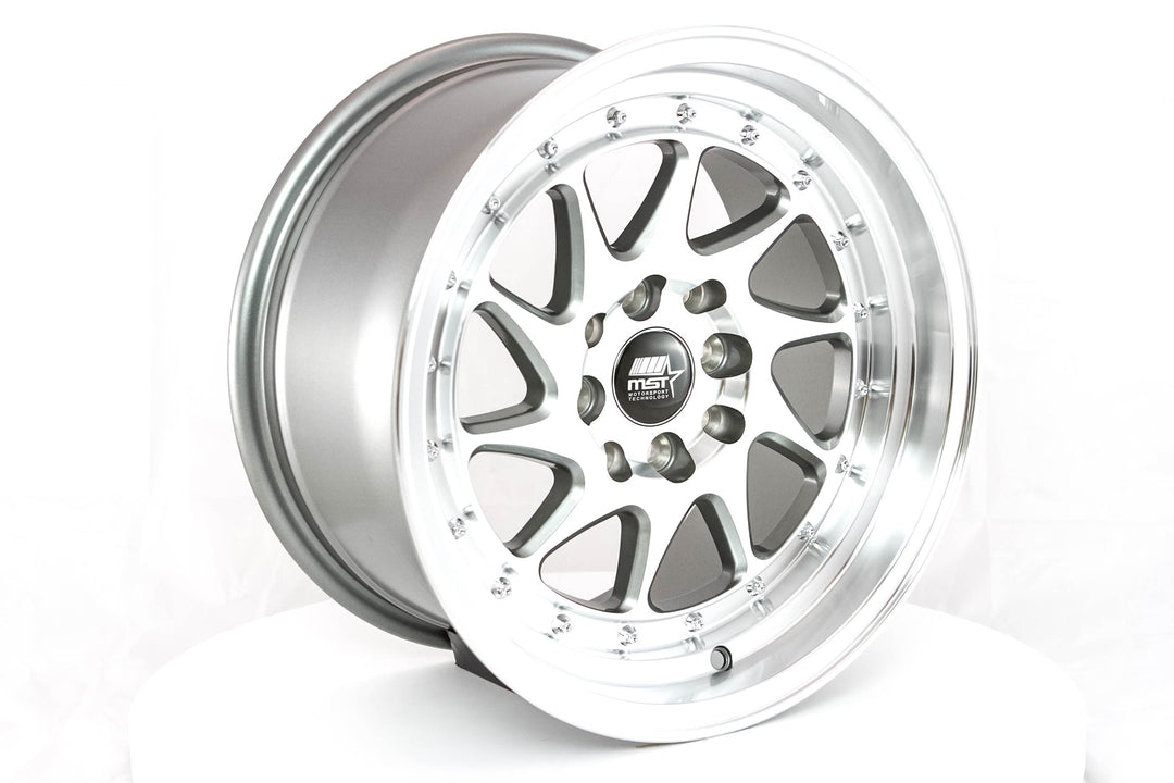 MT28 - Gunmetal w/Machined Face - 15x8.0 4x100/4x114.3 Offset +20