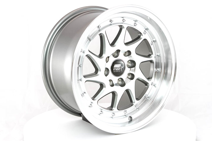 MT28 - Gunmetal w/Machined Face - 15x8.0 4x100/4x114.3 Offset +20