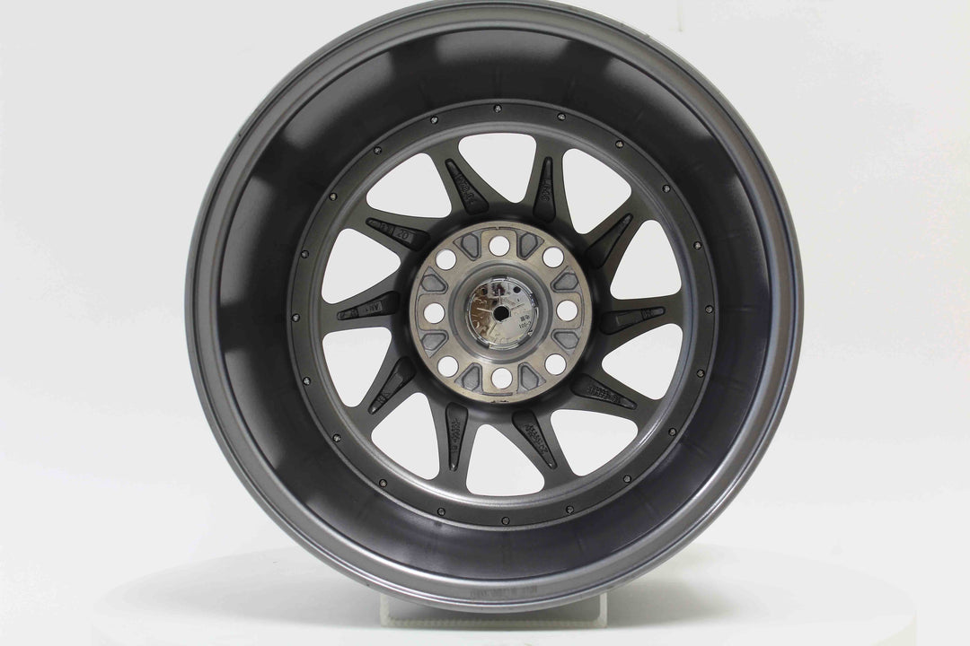 MT28 - Gunmetal w/Machined Lip - 15x8.0 4x100/4x114.3 Offset +20