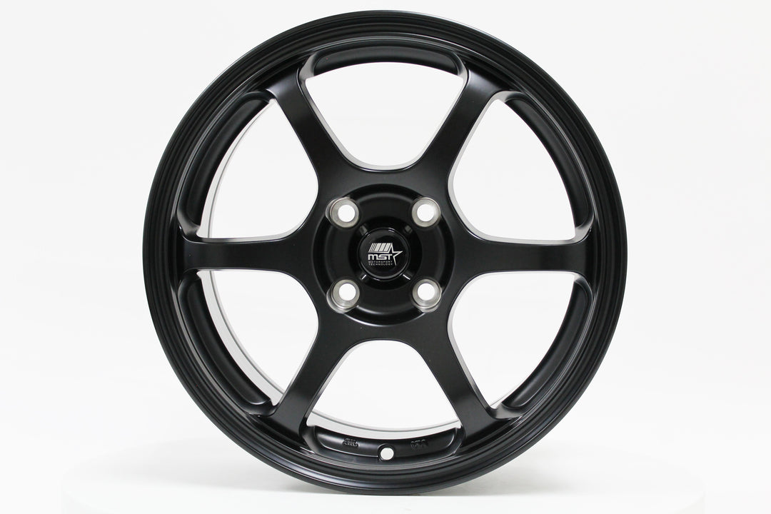 MT40 - Matte Black - 15x6.5 4X100 Offset +38
