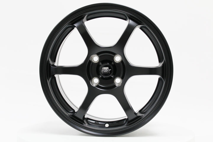 MT40 - Matte Black - 15x6.5 4X100 Offset +38