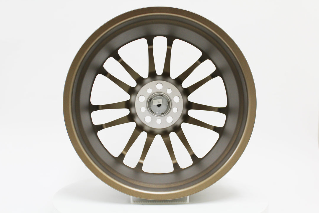 MT45 - Matte Bronze w/Bronze Machined Lip - 18X8.5 5X100 Offset +38