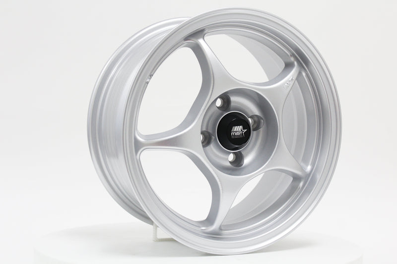MT46 - Glossy Silver - 15x7.0 4x100 Offset +35