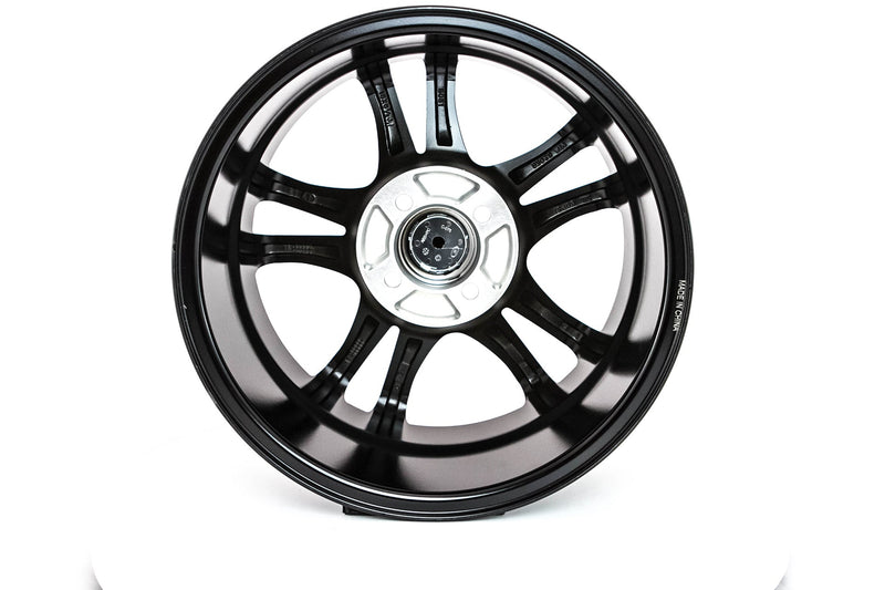 Saber - Glossy Black w/Machined Face - 14x6.0 4x100 Offset +45