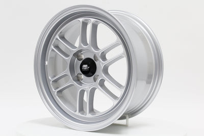Suzuka - Glossy Silver - 15x7.0 4x100 Offset +33