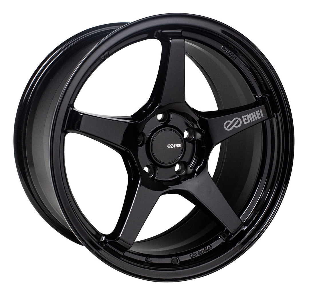 Enkei TS-5 Gloss Black 18x8 +45 5x112 72.6CB