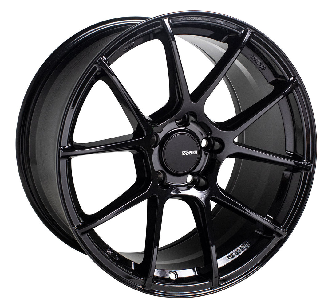 Enkei TS-V Gloss Black 18x8.5 +38 5x114.3 72.6CB