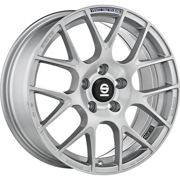 Sparco Pro Corsa 18x8 +45 5x100 63.3CB - Matte Silver Tech