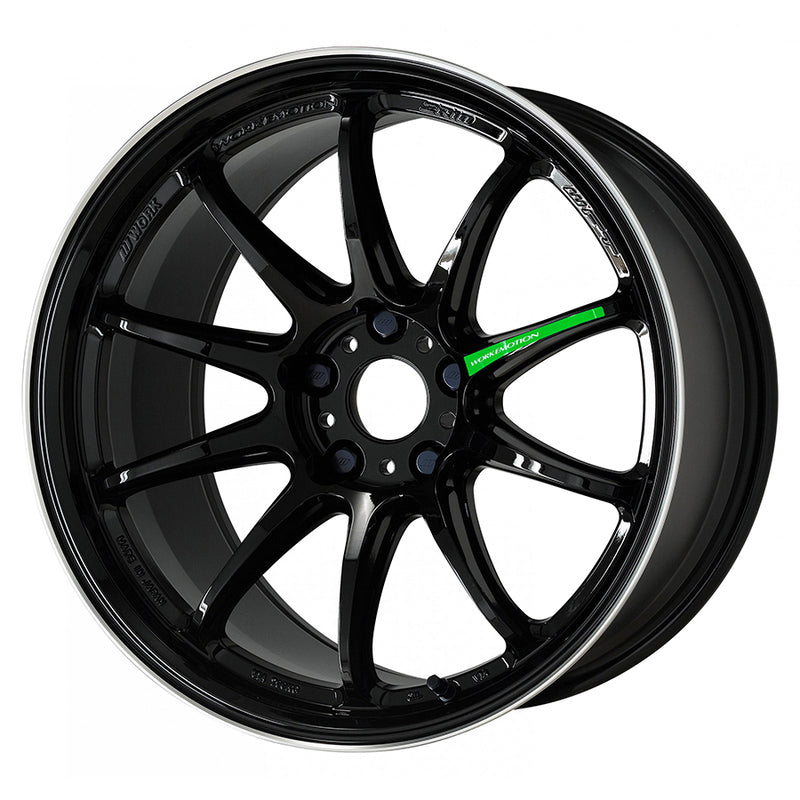 Work Emotion ZR10 18x9.5 +38 5x114.3 - BLKLC Black Diamond Lip Cut