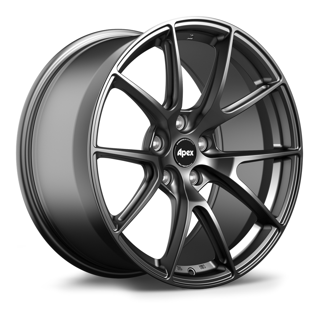 Apex VS-5 19x11 +57 5x120.65 70.3CB - Satin Black
